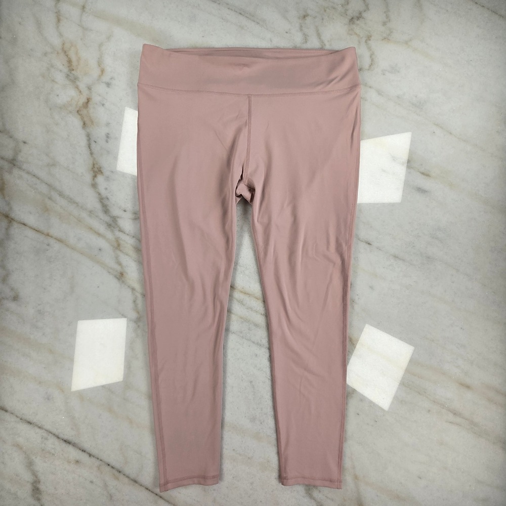Fabletics Leggings Womens XXL Pink High Waisted Athletic Activewear Athleisure